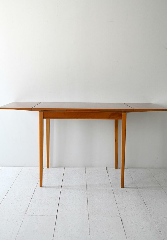 Scandinavian vintage teak and oak table-b