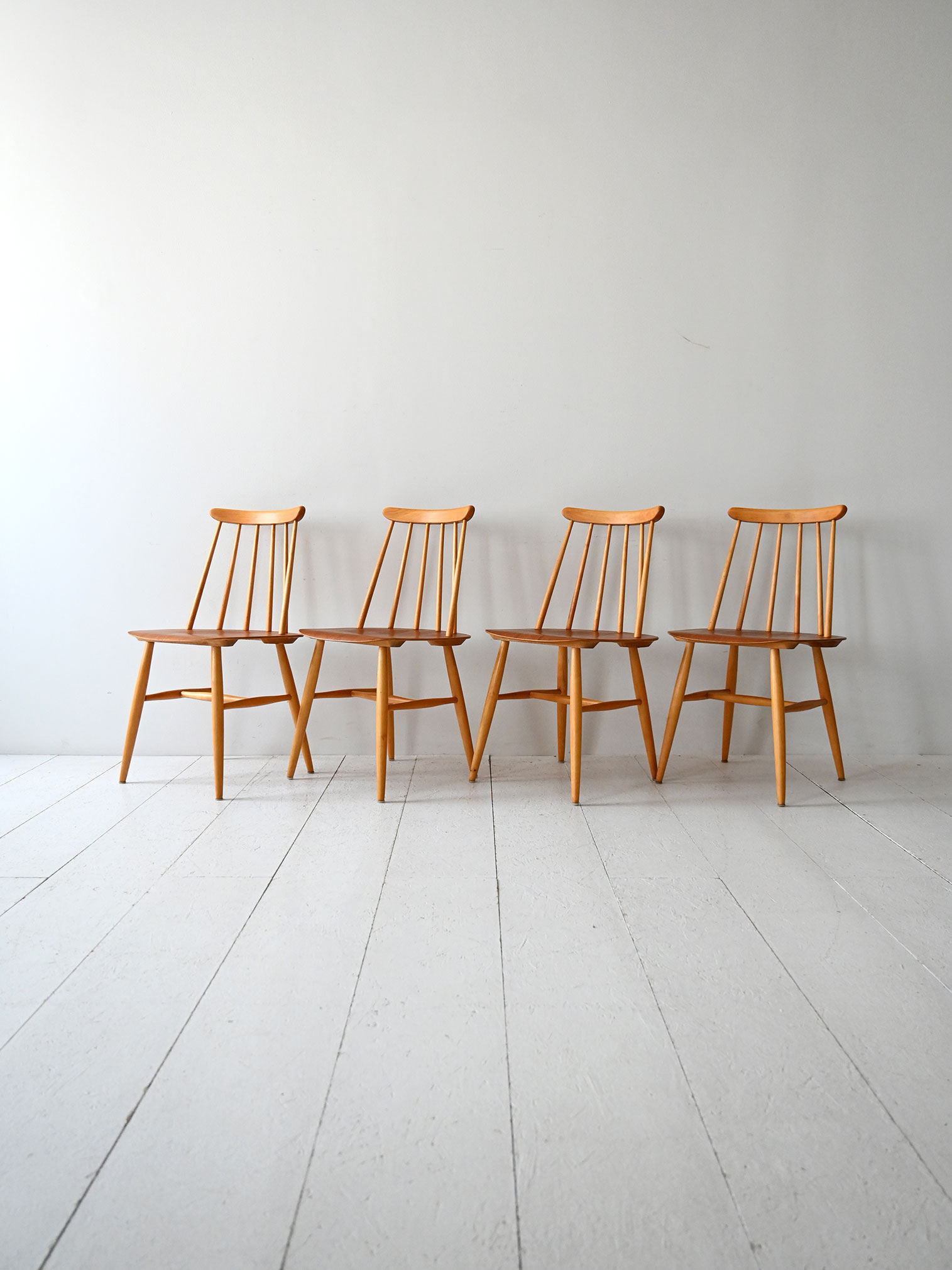 Set 4 sedie Fanett di Tapiovaara originali anni 60-a