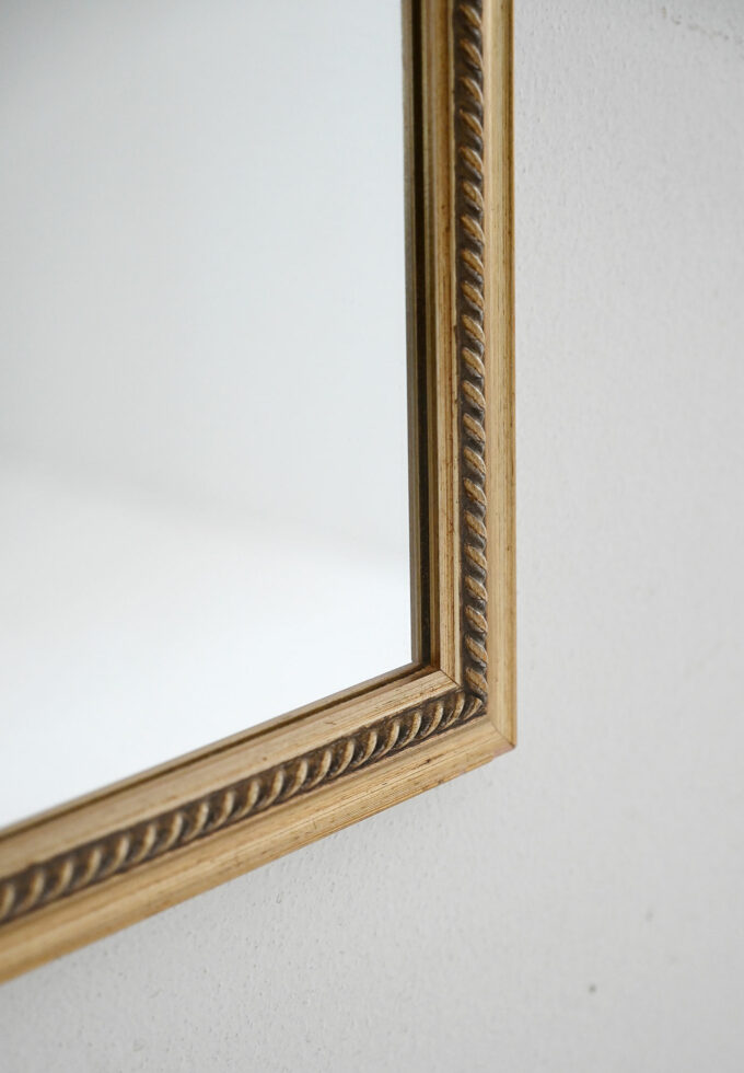 Scandinavian 1970s gold-lacquered mirror-b
