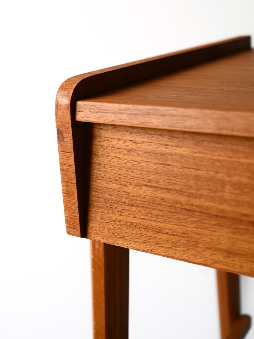 Scandinavian teak dressing table with mirror-f