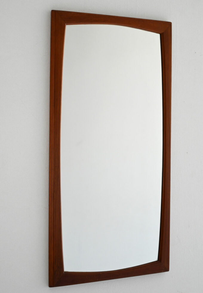 Danish Aksel Kjersgaard teak mirror from the 1950s/60s-a