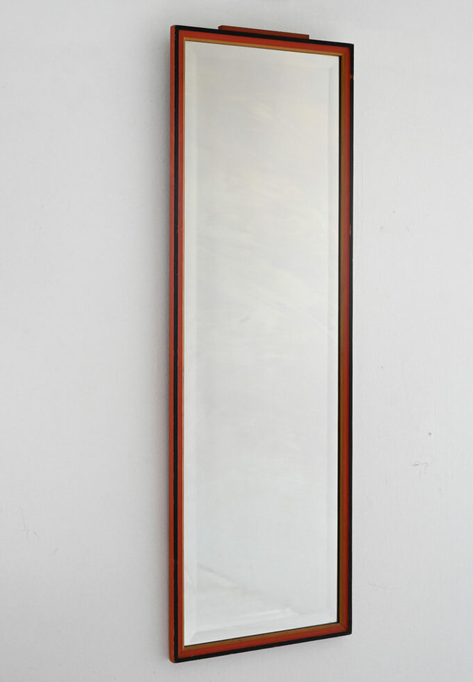 Scandinavian Deco mirror 1930s painted-a