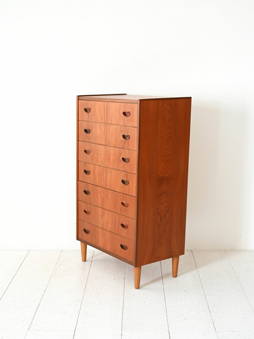 Scandinavian teak weekly table 1950s-d
