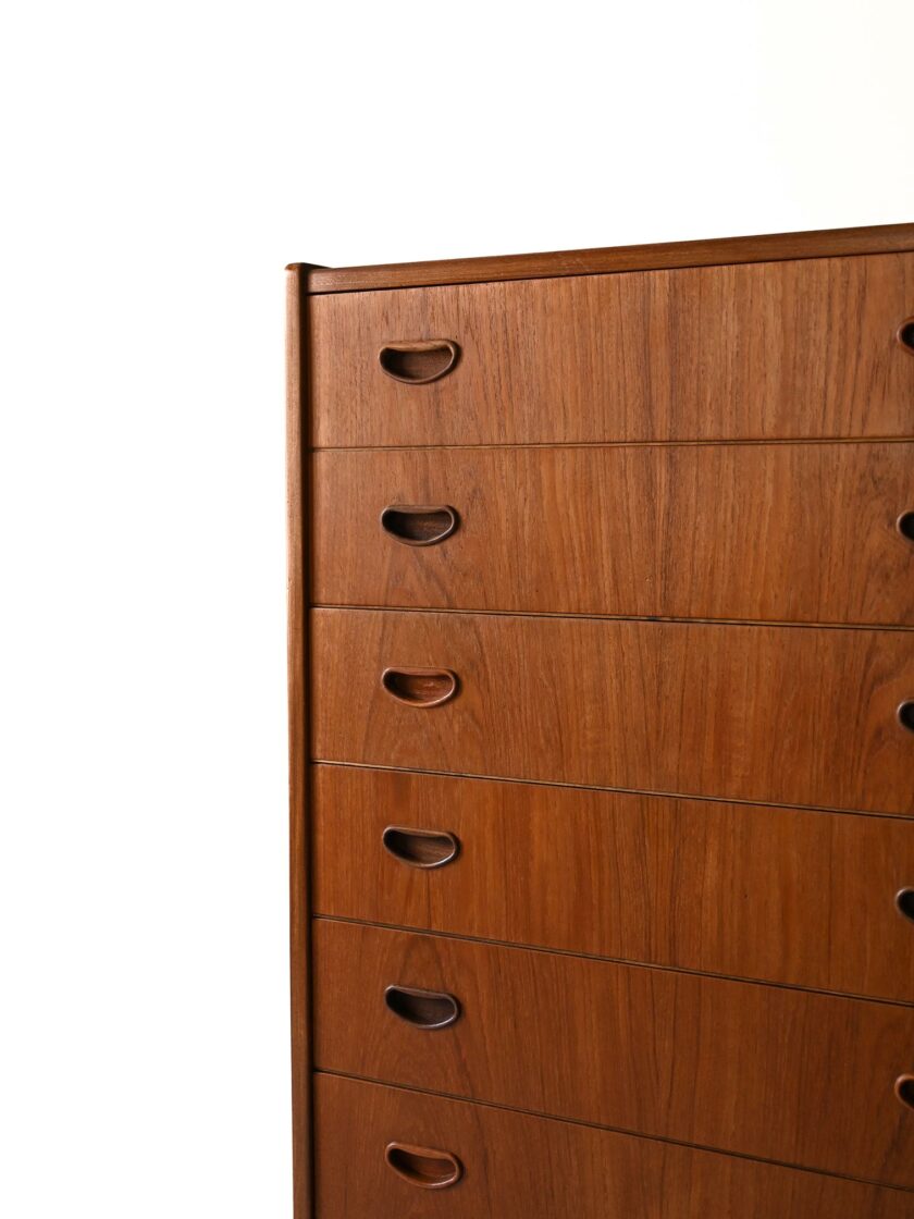 Scandinavian teak weekly table 1950s-f