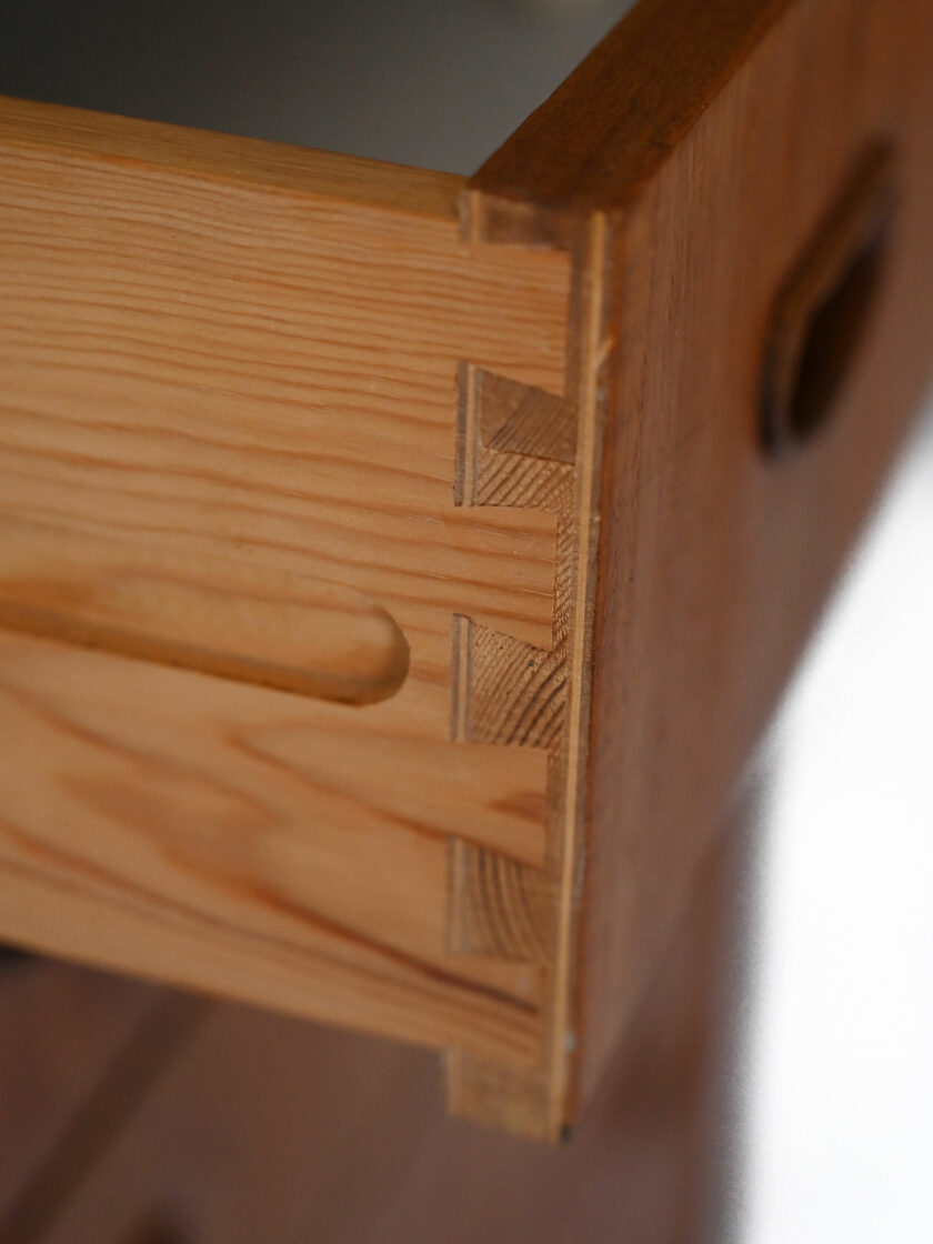 Scandinavian teak weekly table 1950s-g