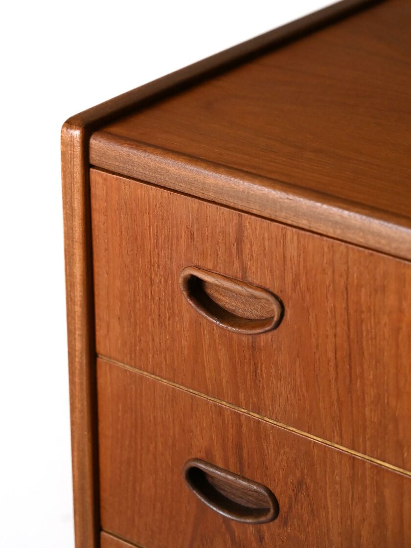 Scandinavian teak weekly table 1950s-h