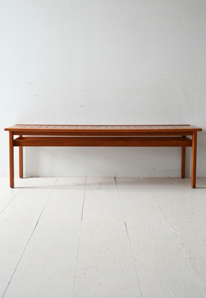 Panca scandinava anni ’60 in teak-b