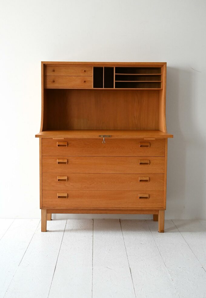 1960s oak secrétaire by Børge Mogensen-b