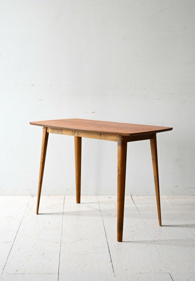 Tavolino scandinavo anni ’60 in teak e faggio-b