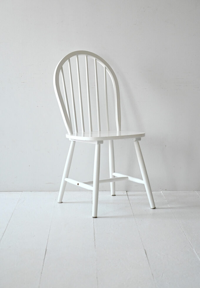 Set di 4 sedie scandinave bianche-b
