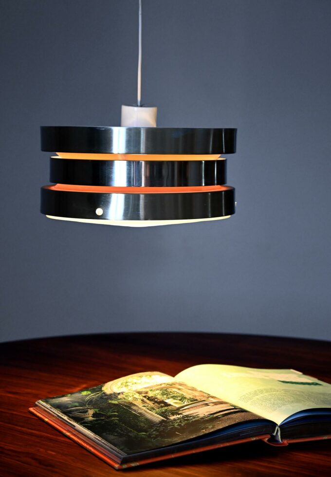 Lampada vintage scandinava a cerchi-a