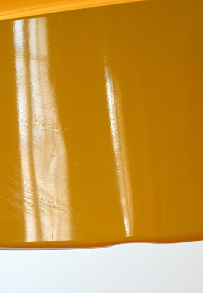Scandinavian yellow ceiling lamp 1960s/70s-b