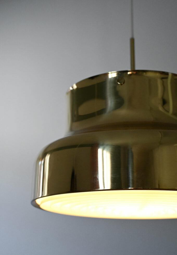 Lampada da soffitto Bumling in ottone di Anders Pehrson-b