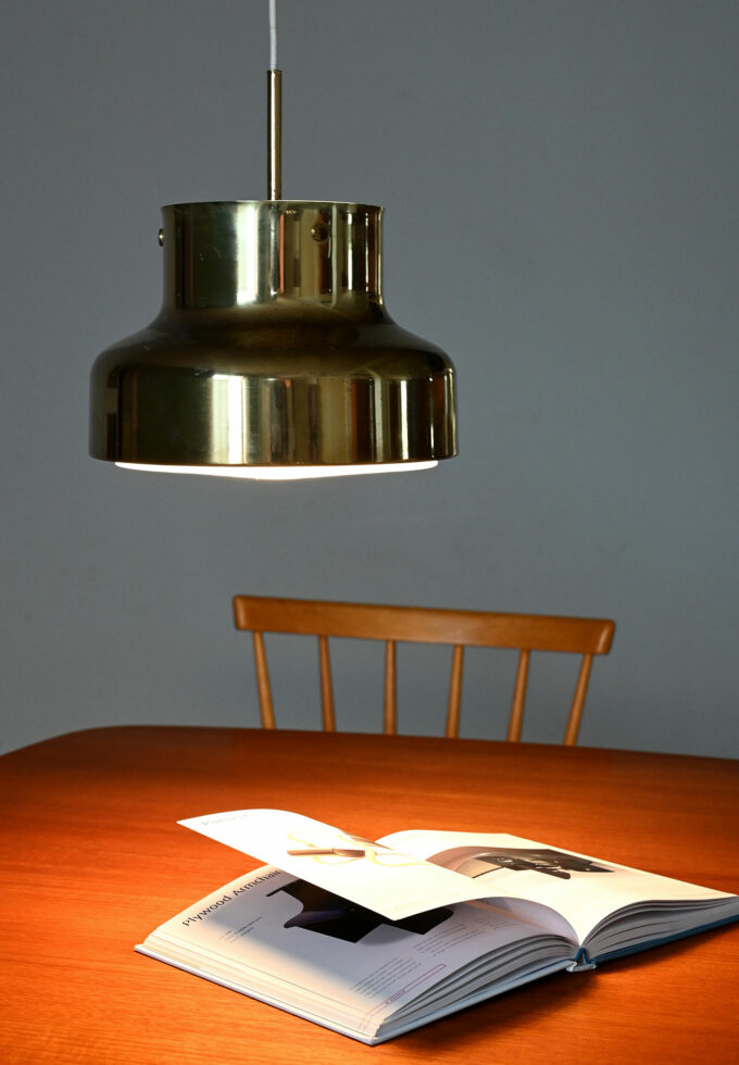 Lampadario vintage modello ‘bumling’ di Anders Pehrson-a