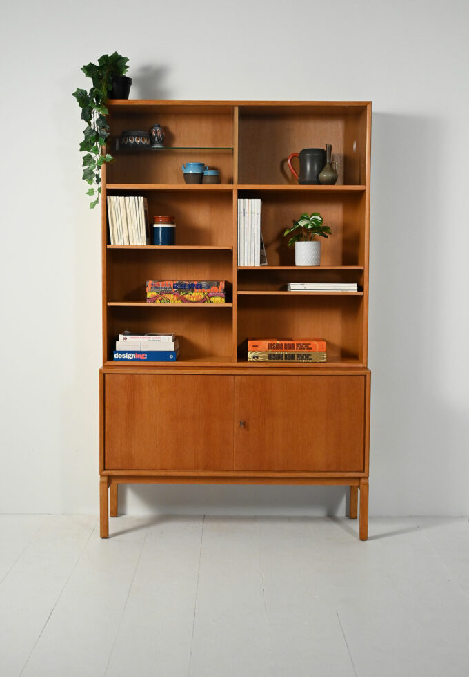 Bookcase with display case by Marian Grabinsky for IKEA-a