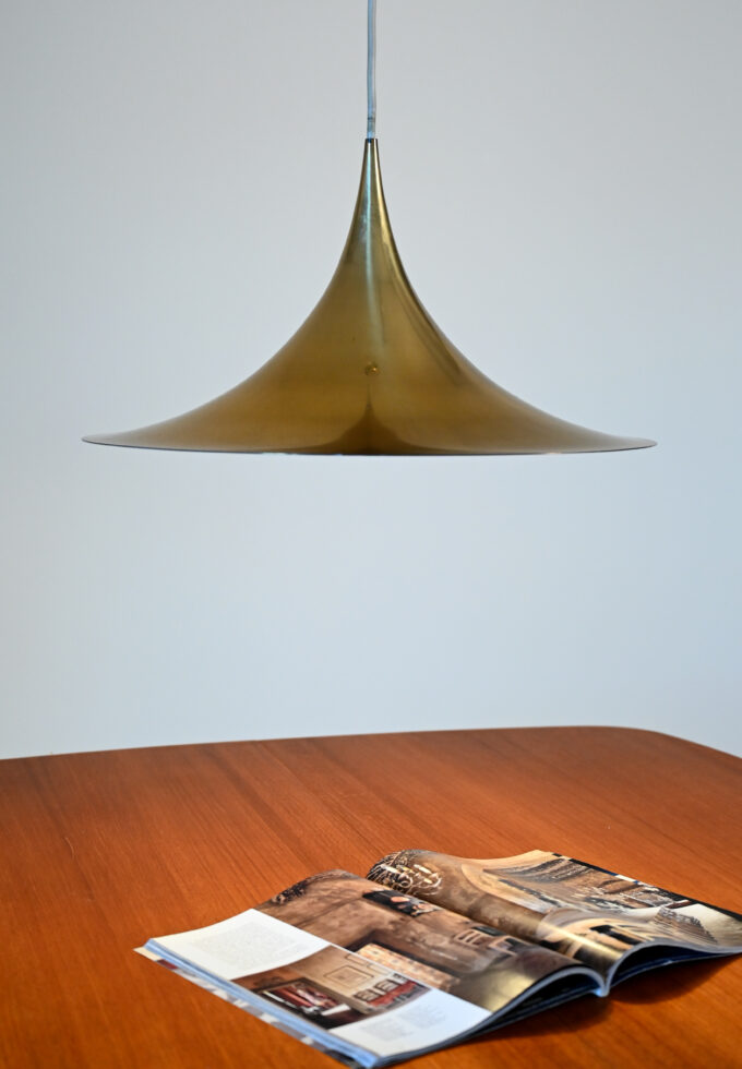Brass pendant lamp attributed to Claus Bonderup & Torsten Thorup-a