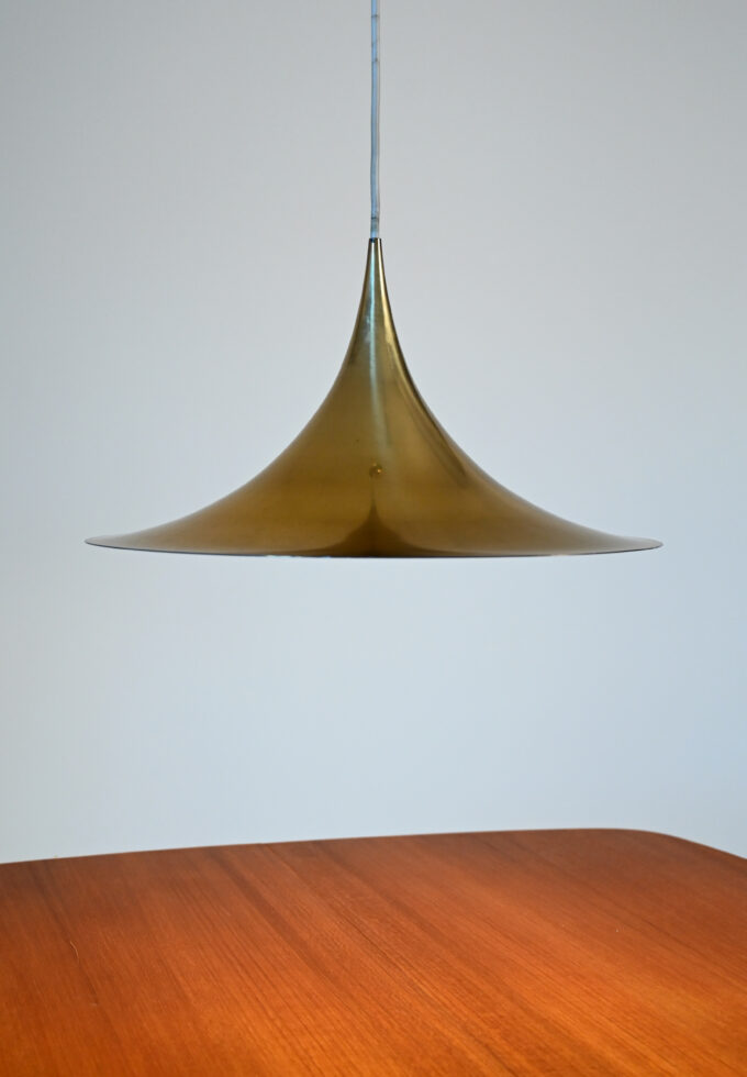 Brass pendant lamp attributed to Claus Bonderup & Torsten Thorup-b