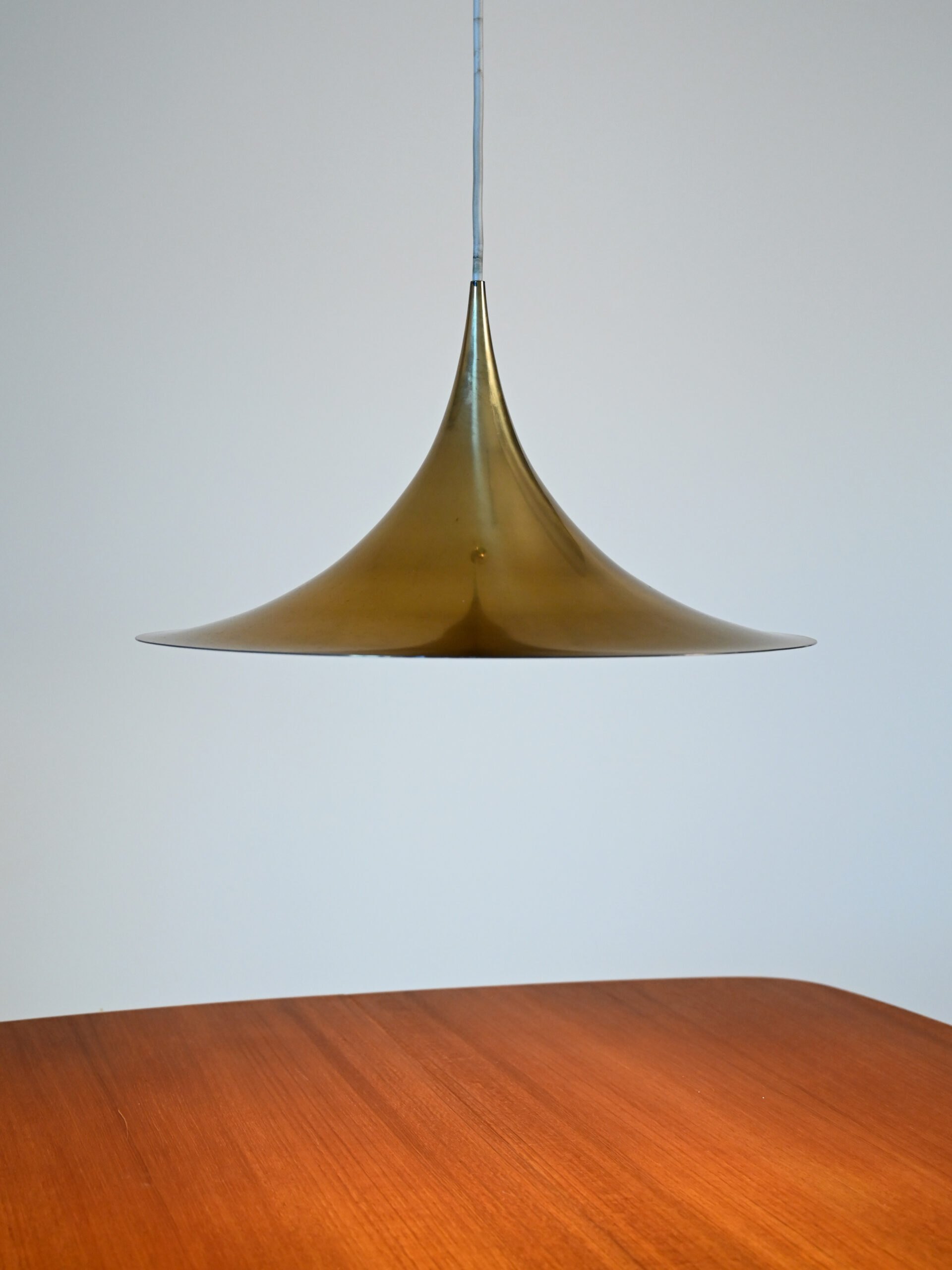 Brass pendant lamp attributed Claus Bonderup & Torsten Thorup-b Brass pendant lamp attributed to Claus Bonderup & Torsten Thorup-b