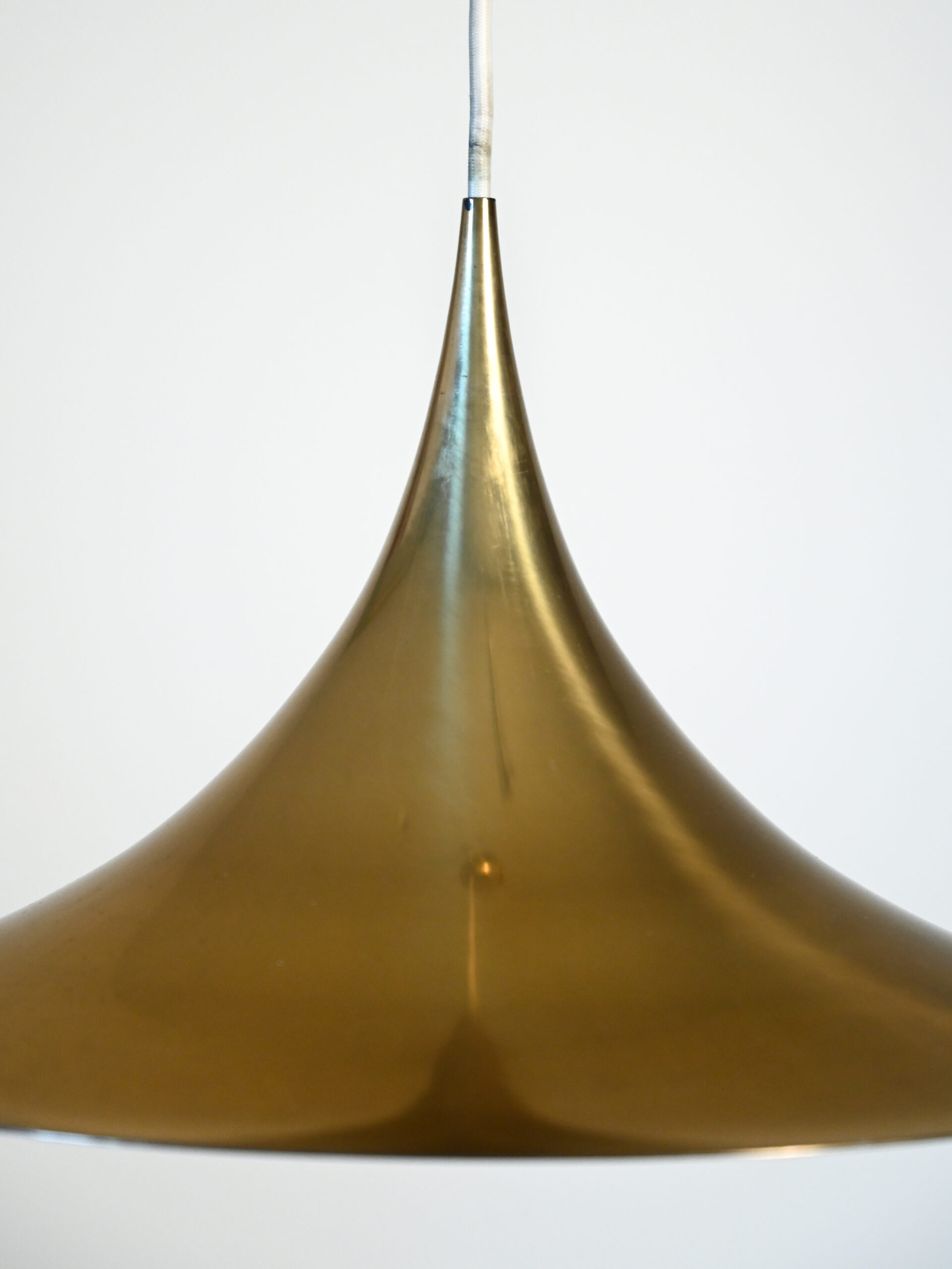 Brass pendant lamp attributed Claus Bonderup & Torsten Thorup-c Brass pendant lamp attributed to Claus Bonderup & Torsten Thorup-c
