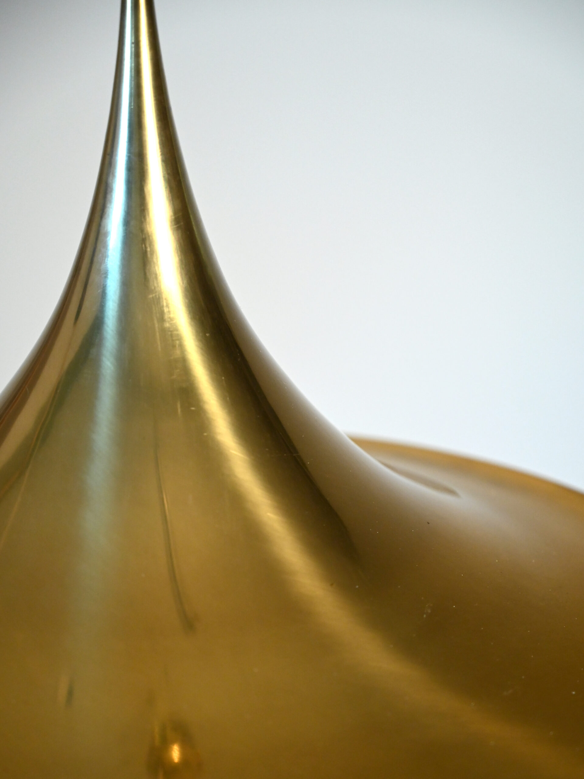 Brass pendant lamp attributed Claus Bonderup & Torsten Thorup-d Brass pendant lamp attributed to Claus Bonderup & Torsten Thorup-d