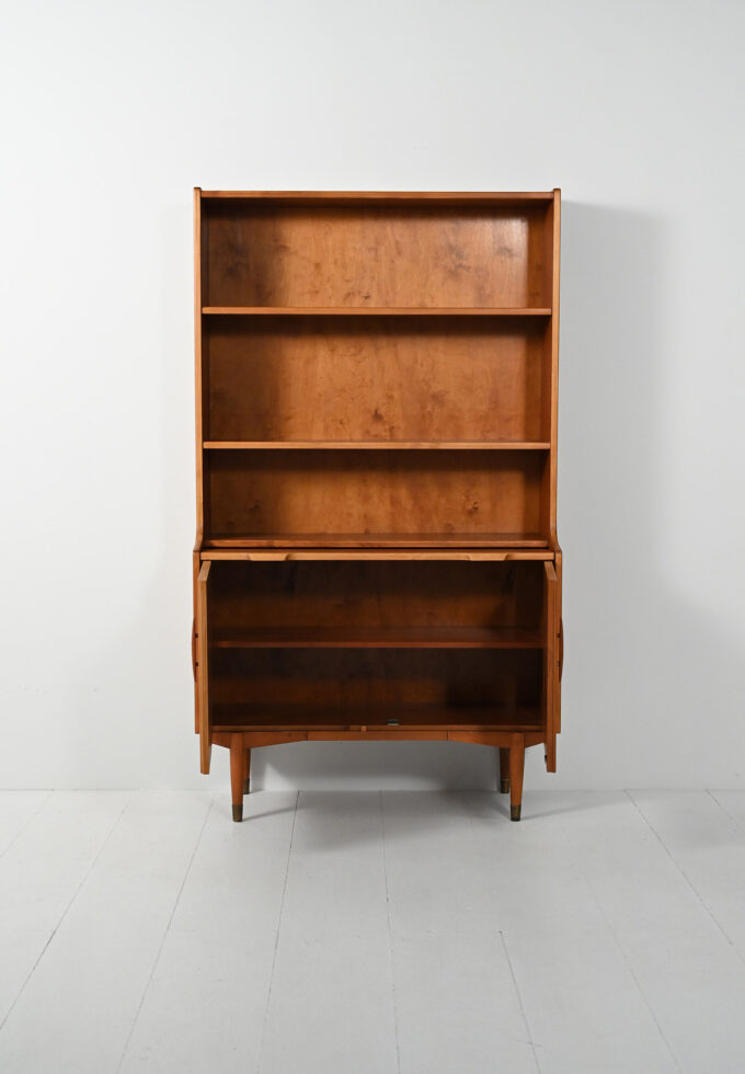 H.Troeds teak bookcase with desk-b