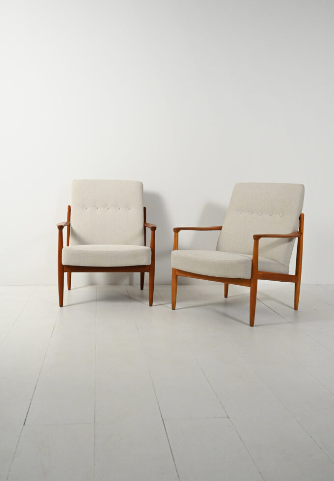 Pair of Scandinavian teak armchairs 1950s-60s-a