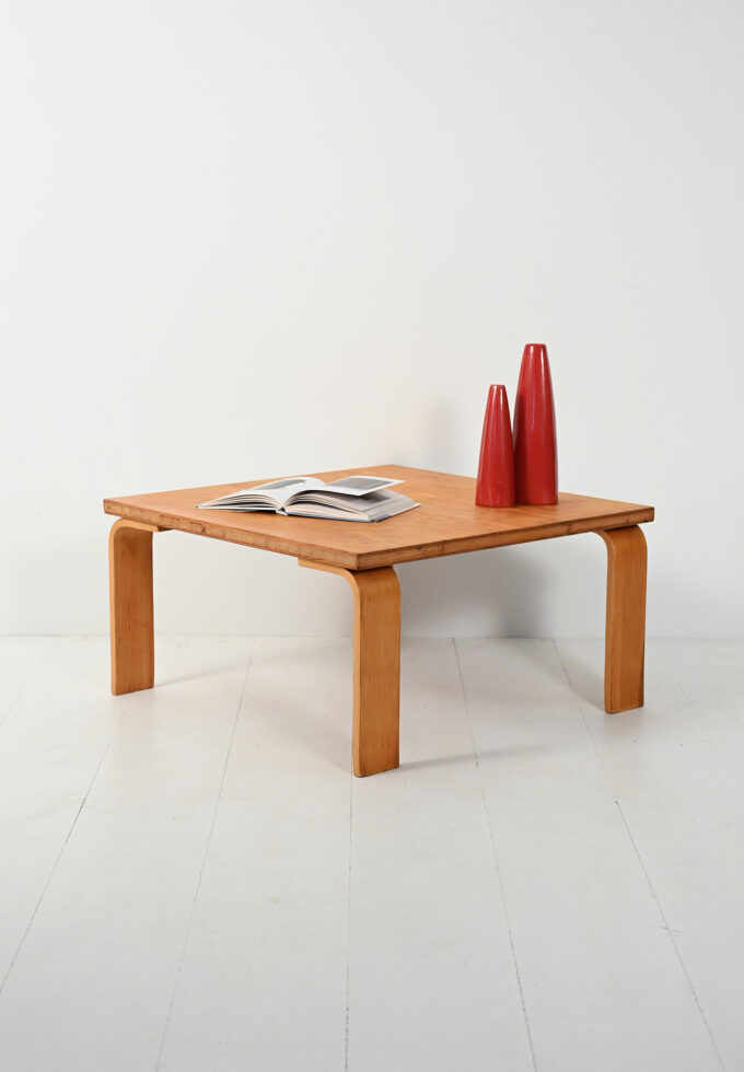 Coffee table pino e rovere anni ’60-a