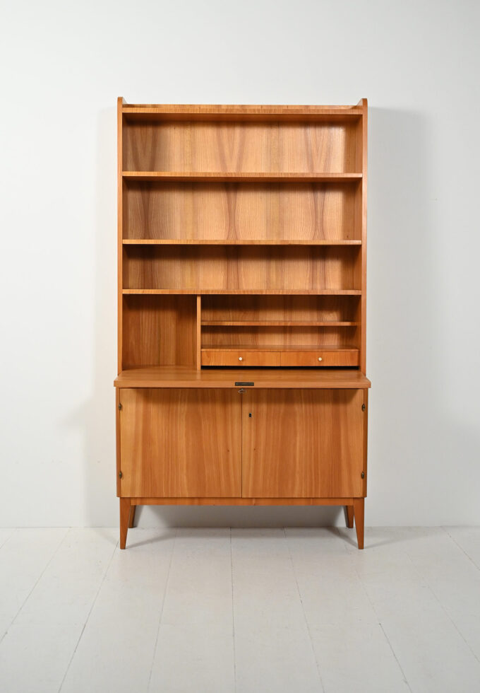 Scandinavian elm bookcase 1930s-40-b