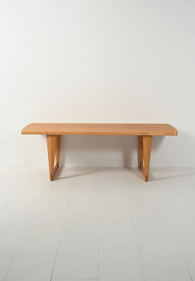 Coffee Table in rovere di Svante Skogh, anni 60-b