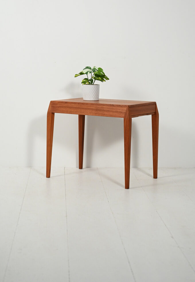 Tavolino da cucito in teak di Severin Hansen-a