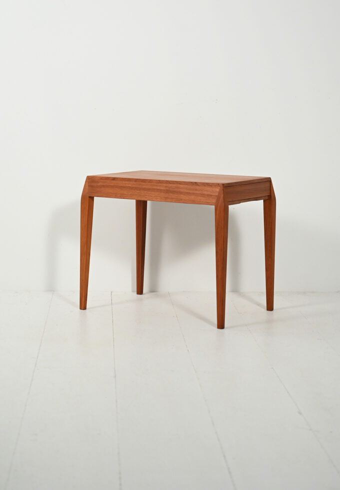 Tavolino da cucito in teak di Severin Hansen-b