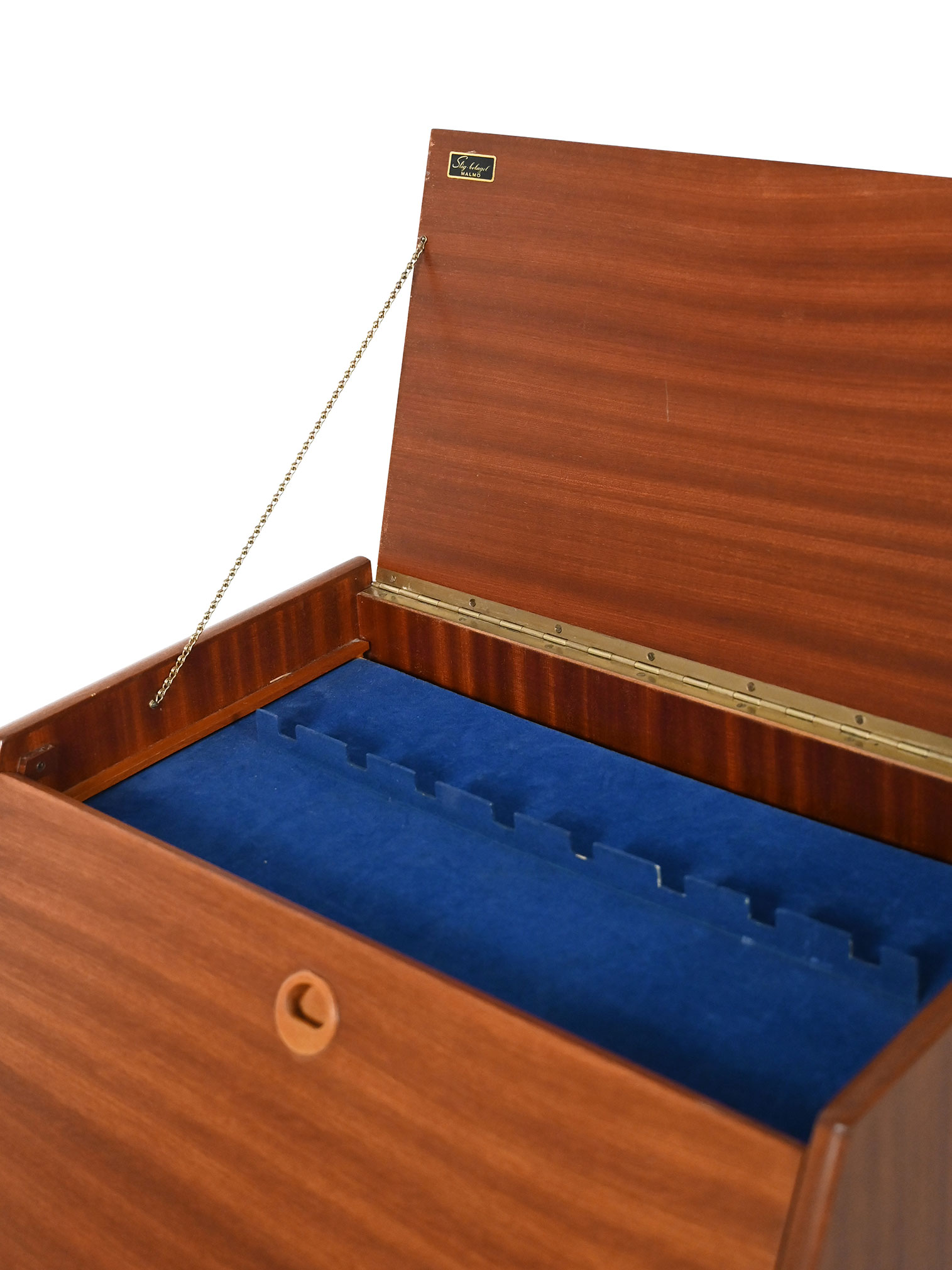 Swedish cutlery cabinet vitnage mahogany-m Swedish vitnage mahogany mahogany cutlery cabinet-m