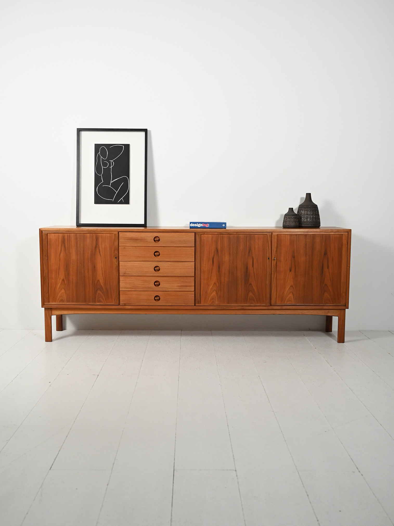 Sideboard in teak modello "Tiveden"-a