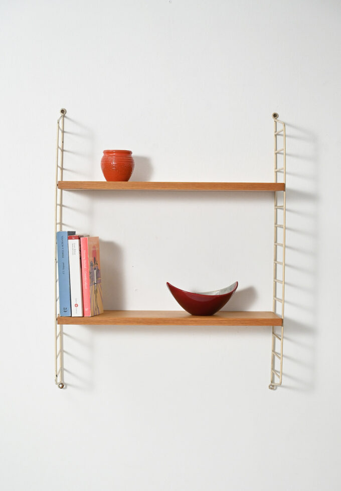 Scandinavian wall shelf system "Hylla" 1960s-a