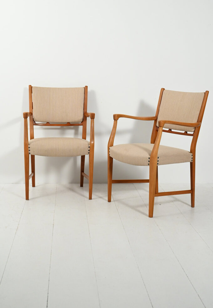 Coppia di sedie “Futura” di David Rosén in teak-a