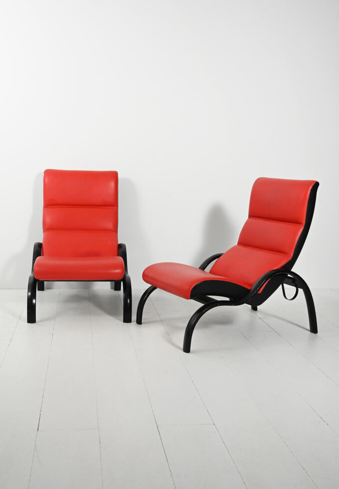 Pair of "Klovni" armchairs by Markku Pakkanen-a