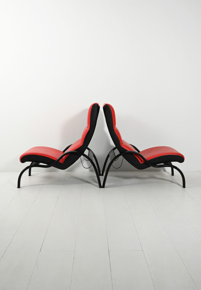 Pair of "Klovni" armchairs by Markku Pakkanen-e