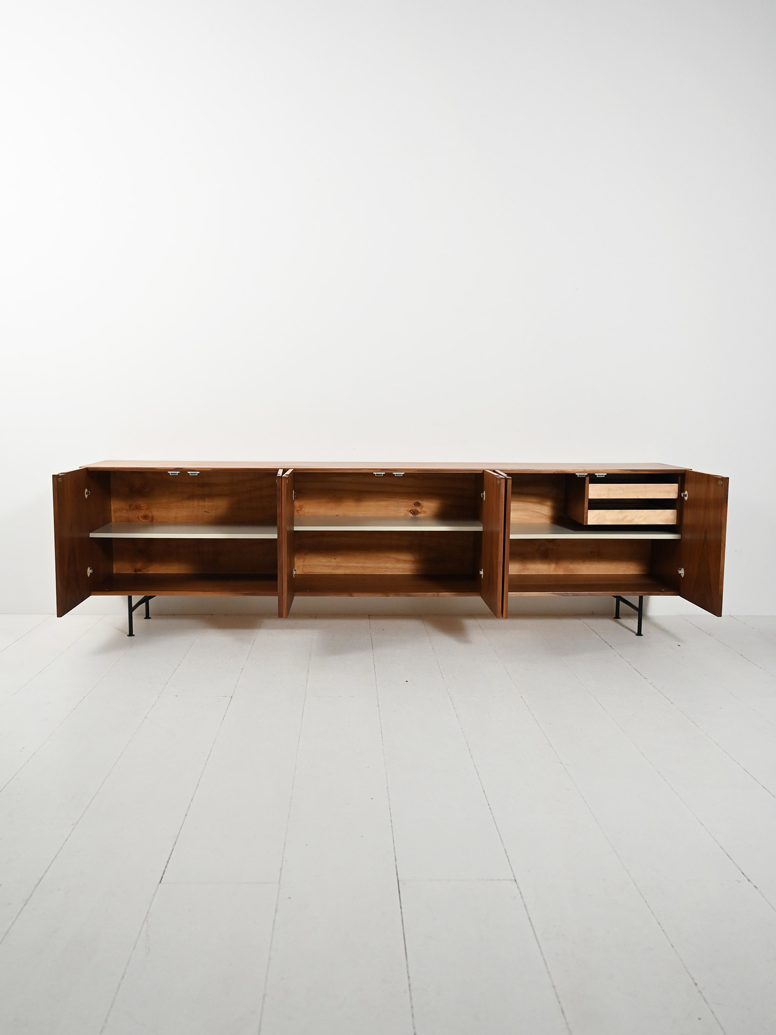 Sideboard teak six doors attributed Nils Jonsson-c Six-door teak sideboard attributed to Nils Jonsson-c