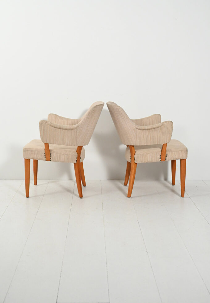 Pair of "Lata Greven" armchairs by Carl Malmsten-e
