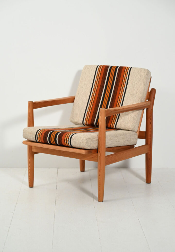 Vintage Norwegian armchair by Harry Moen-a