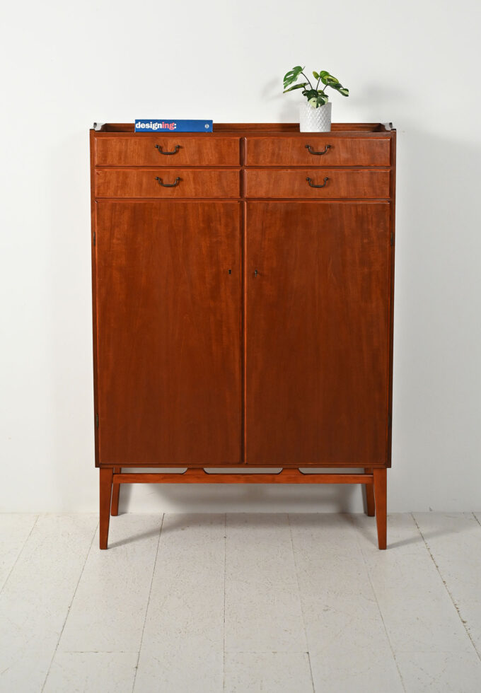 Scandinavian mahogany cabinet from the 1950s-a