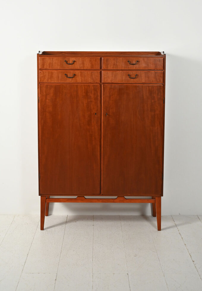 Cabinet scandinavo in mogano anni 50-b