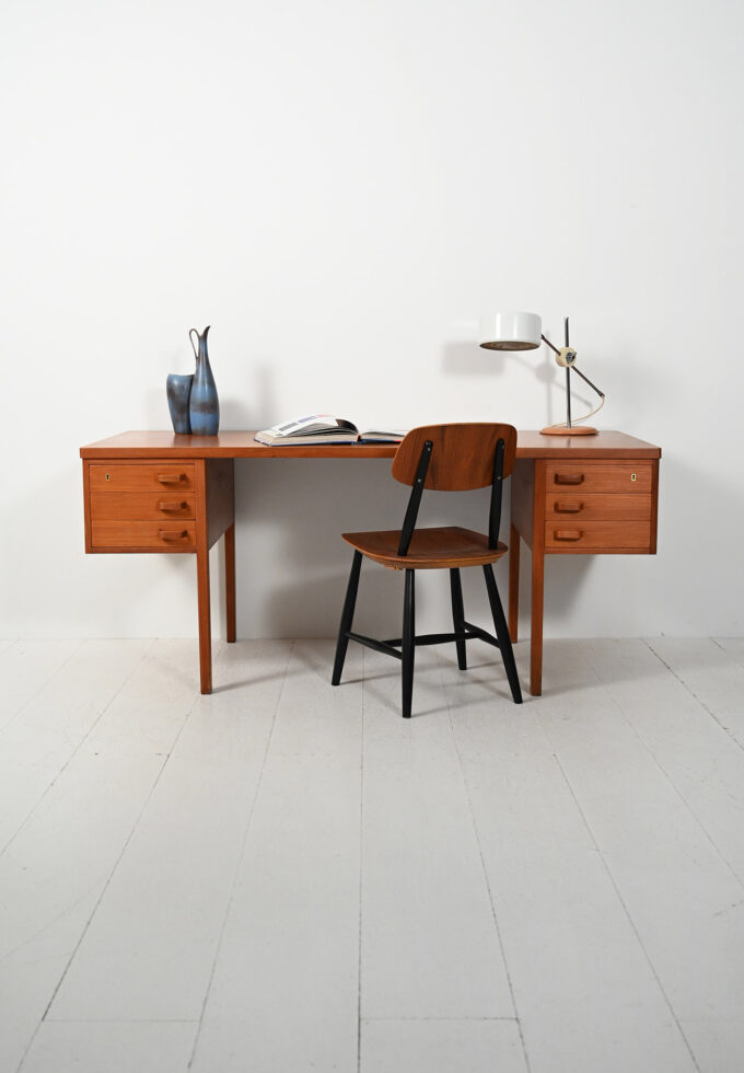 Scrivania in teak di Nanna & Jørgen Ditzel-a