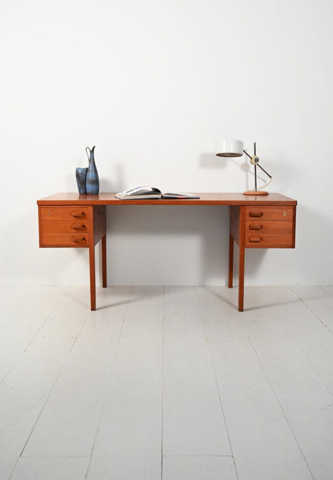 Scrivania in teak di Nanna & Jørgen Ditzel-b