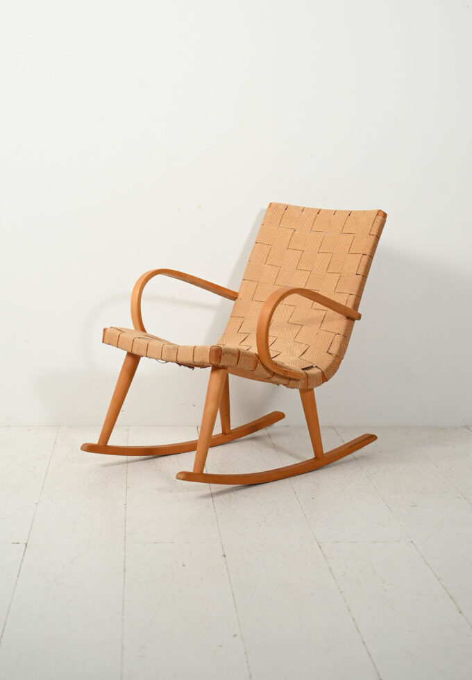 Rocking Chair by Yngve Ekström-a