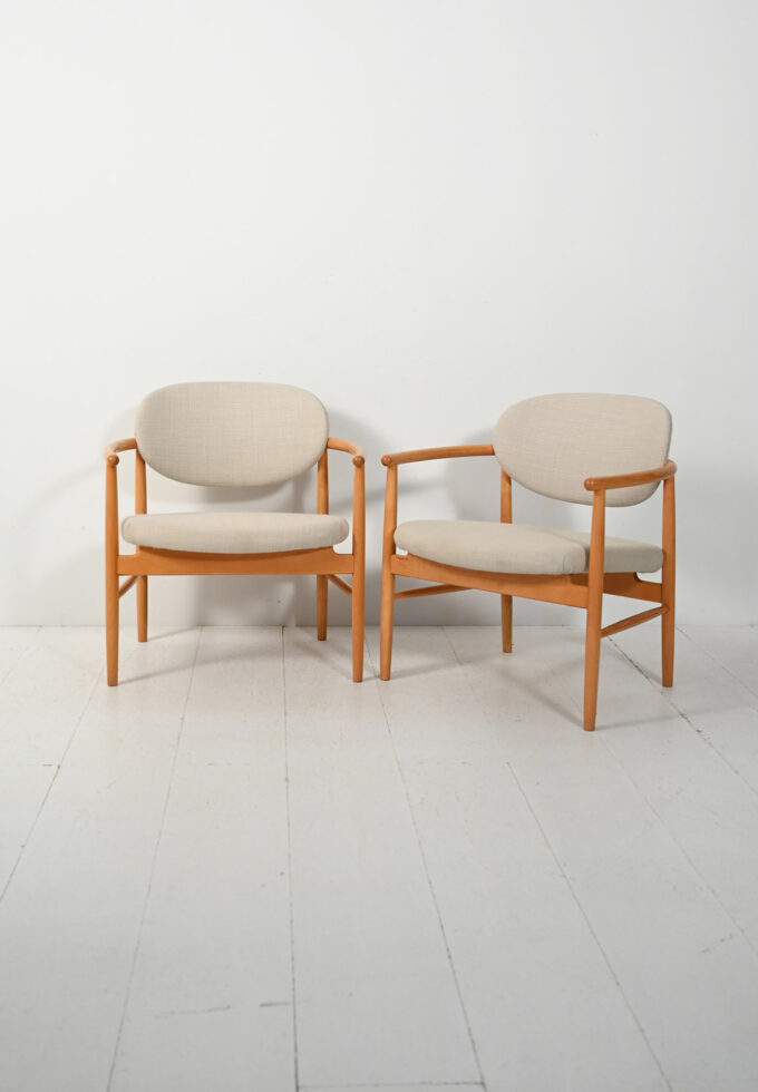 Pair of "Pluto" armchairs by Alf Svensson-a