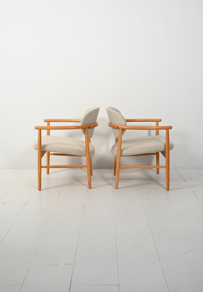 Pair of "Pluto" armchairs by Alf Svensson-d