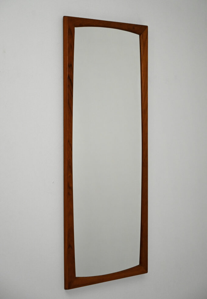 Specchio rettangolare danese Aksel Kjersgaard in teak-a