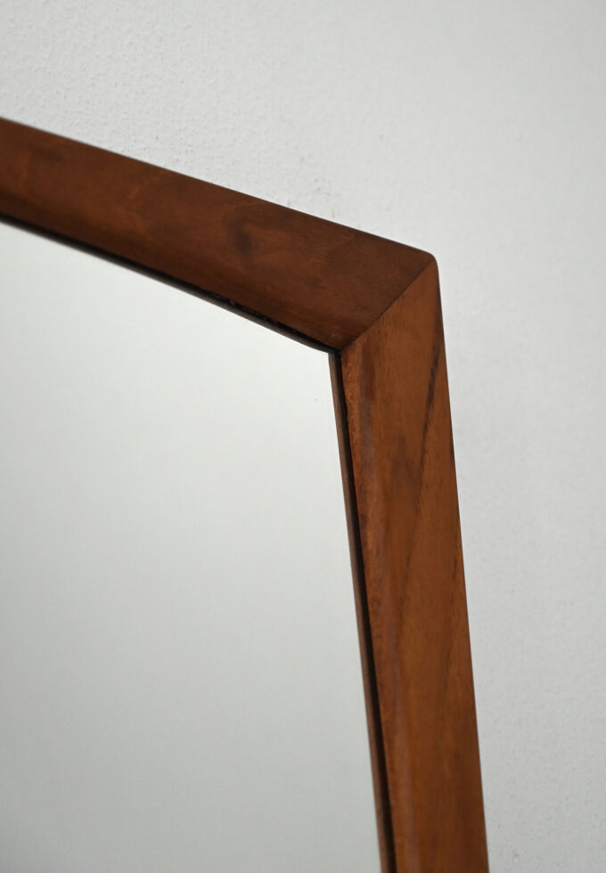 Specchio rettangolare danese Aksel Kjersgaard in teak-b