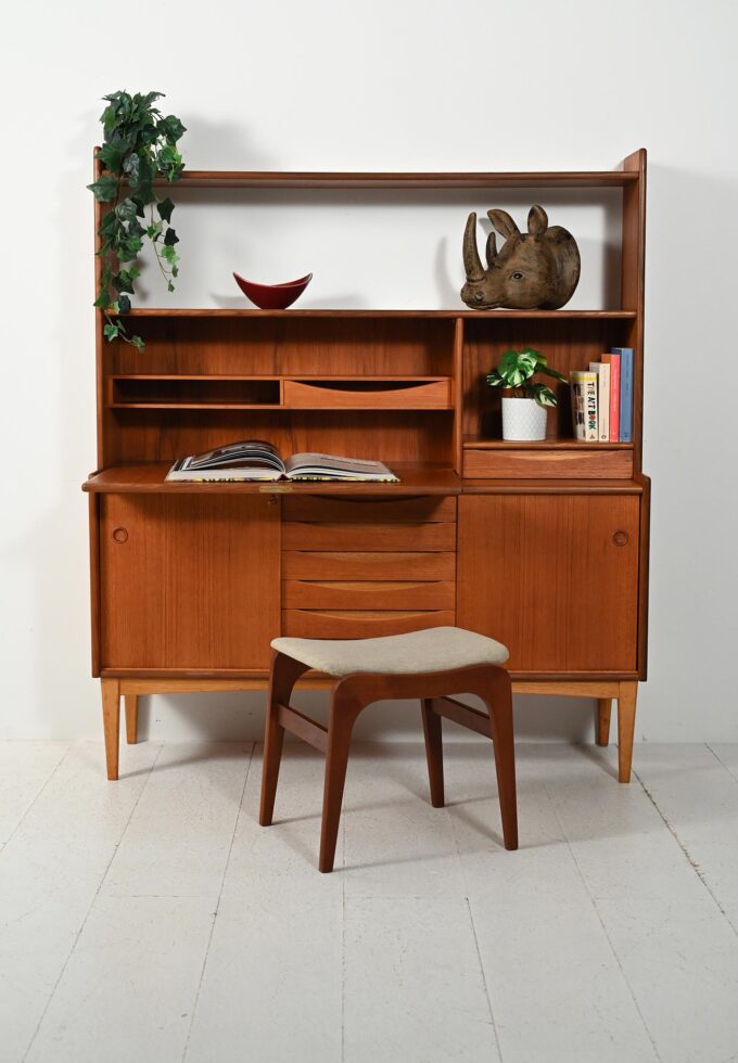 Sideboard with teak bookcase by Brantorps-a